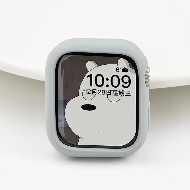 Stylish Candy Silicone Protective Case for Smartwatch - Cute and Durable Bumper Cover