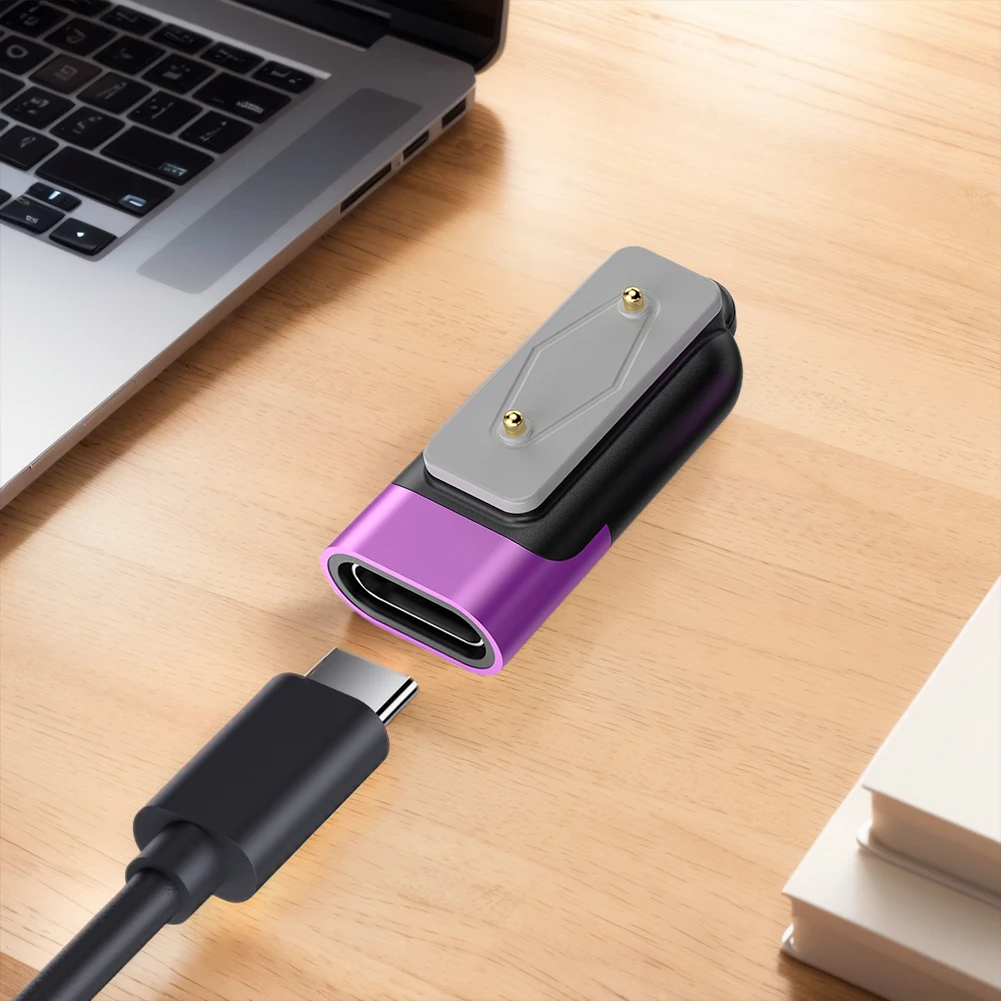 Watch Charger USB C Adapter Right Angle Charging Cable Converter Magnetic Watch Charger Adapter for Huawei Watch Fit 3 2