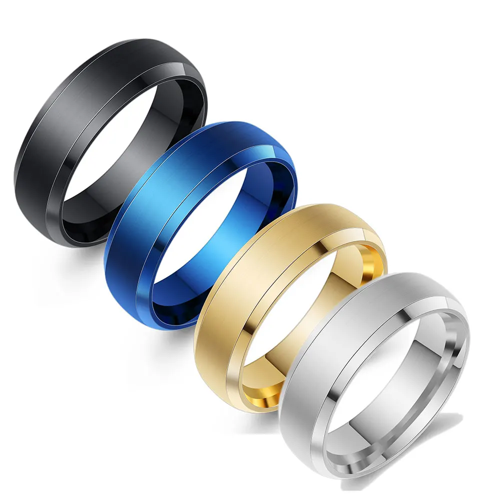 Customize Name Party Rings For Women and Men Blue / Gold / Black Anel Wedding Jewelry Ring Gift Wholesale zsheng custom 8 8mm high black gold personalized name rings for men statement ring jewelry gifts with gift box