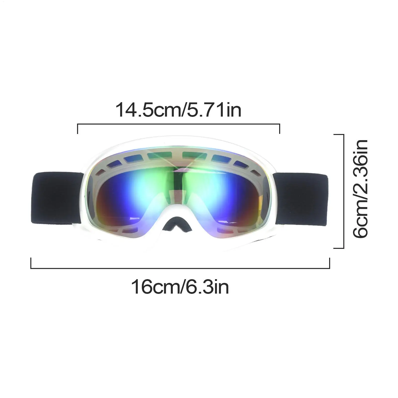 스노우 스포츠 고글 안개 방지 스키 고글 스노우보드 고글 안개 방지 편안하고 따뜻한 부드러운 스노우 고글 생일용