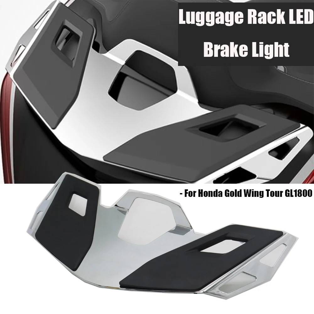 

Motorcycle Rear Top Box Shelf Turn Signal Trunk Luggage Rack LED Brake Light For Honda GOLD WING GL1800 B DA TOUR 2021 -