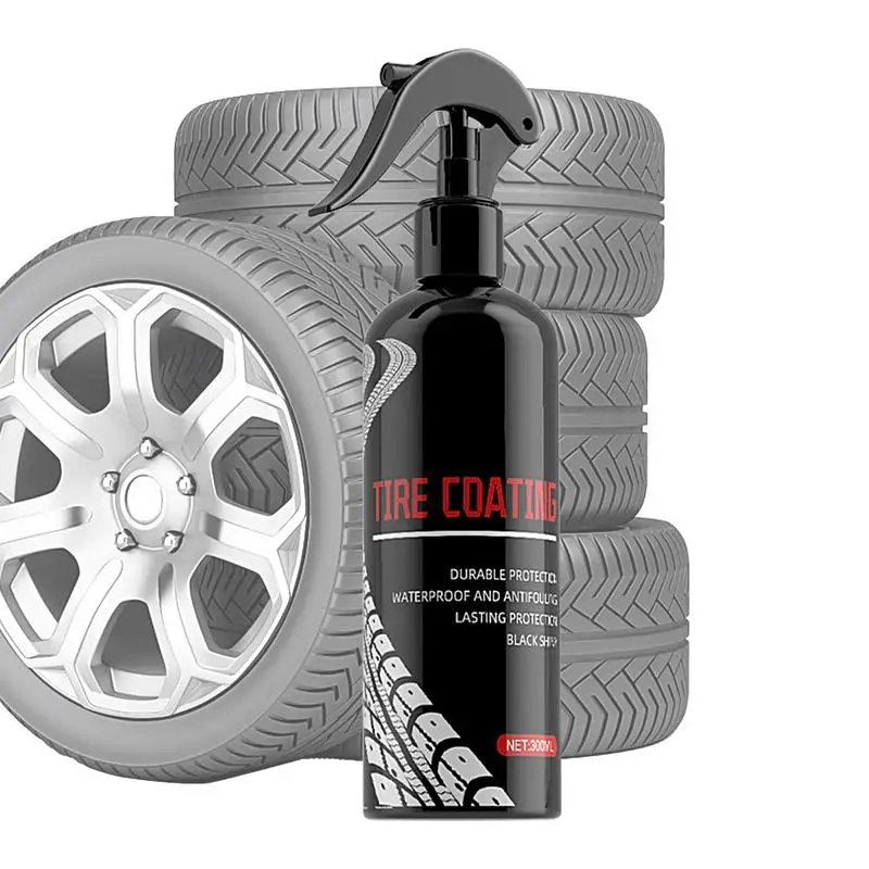 

Tire Shine Spray Extreme High Shine & Durability Tire Coating Shine Dressing Tire Dressing With Long Lasting UV Protection And