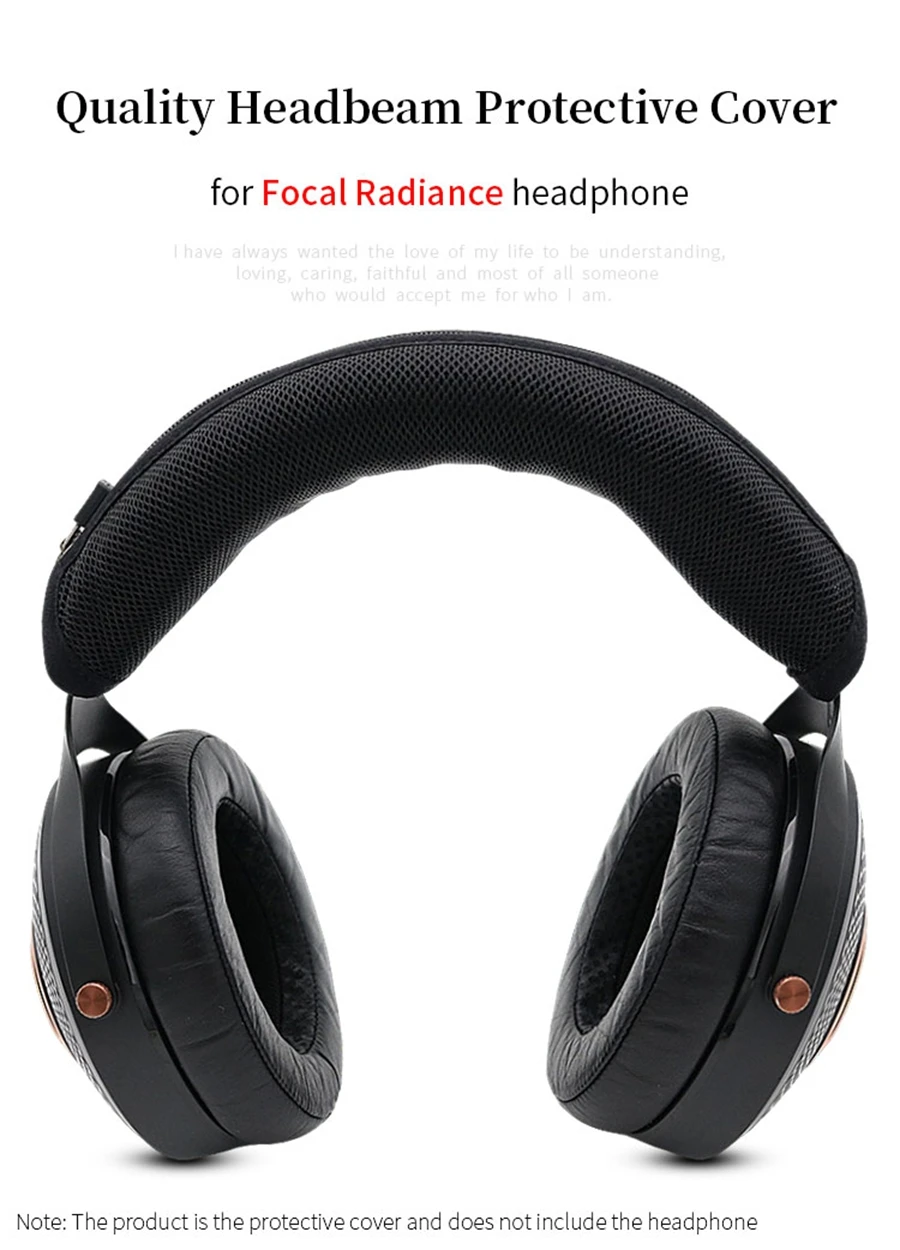 Headphone Head Beam Cover for Focal Radiance Earphone Protective Case Radiance Headset Headbeam Sleeve