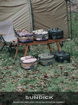Insulated Camping Bowl Storage Bag 10