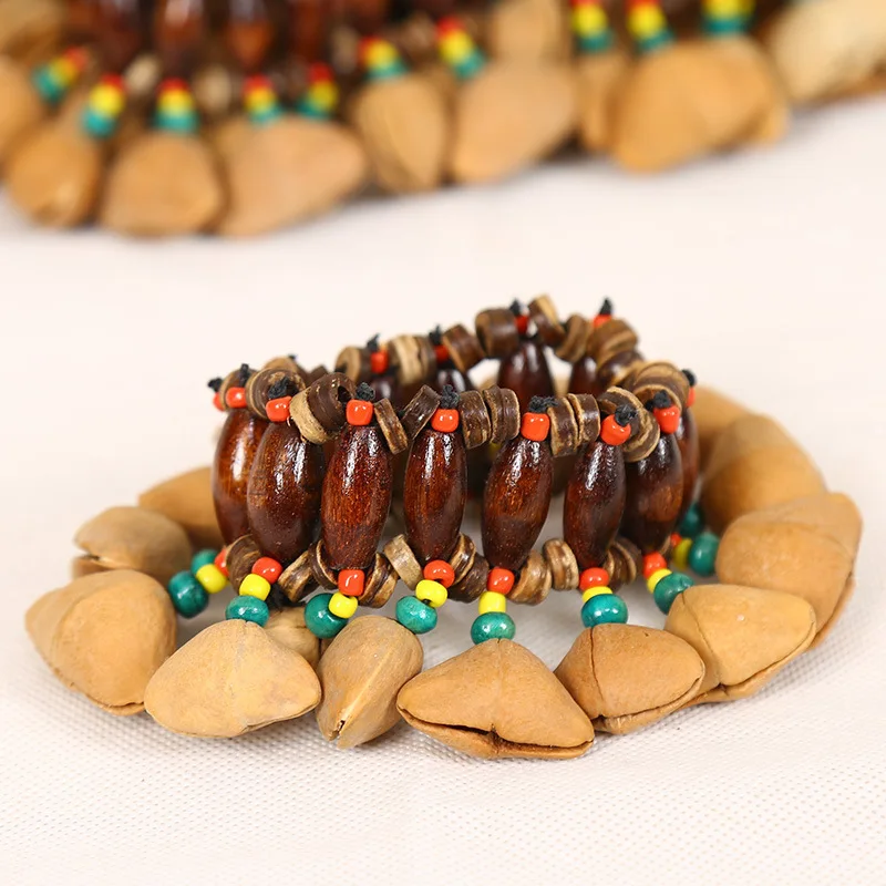 Dora nut shell handbell, African tambourine accompaniment, percussion instrument, decorative bell nut shell bracelet