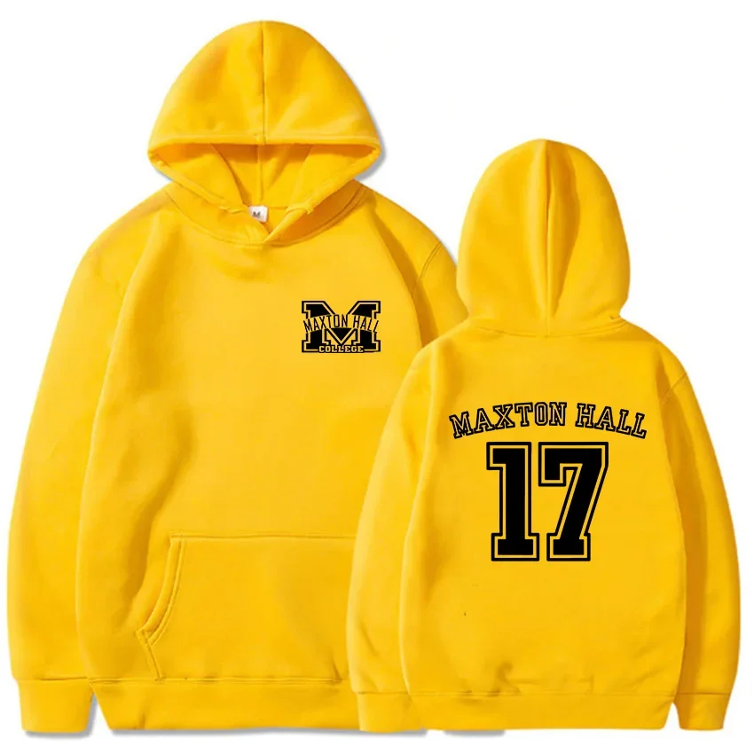 Maxton Hall 17 TV Graphic Hoodie The World Between Us Sweatshirt Sudaderas Para Mujer Casual Unisex Clothing Winter Comfortable 5