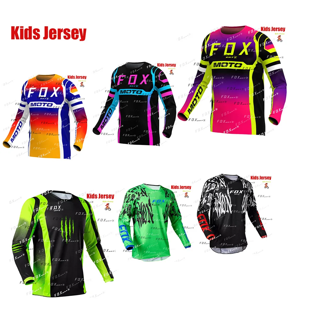 MTB Kids Enduro Jersey BATFOX Downhill Jersey Bike Jersey Motocross