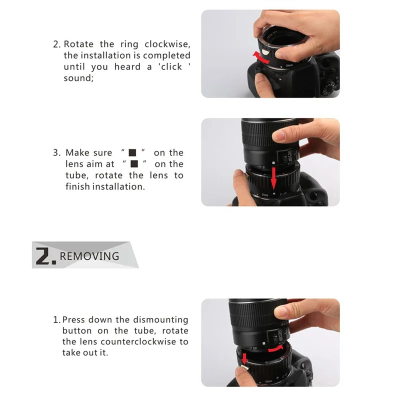 

N-AF-A Auto Focus Macro Extension Tube Ring for Nikon D90 D3000 D3100 D3200 D5000 D5100 D5200 D7000 D7100 Camera DSLR