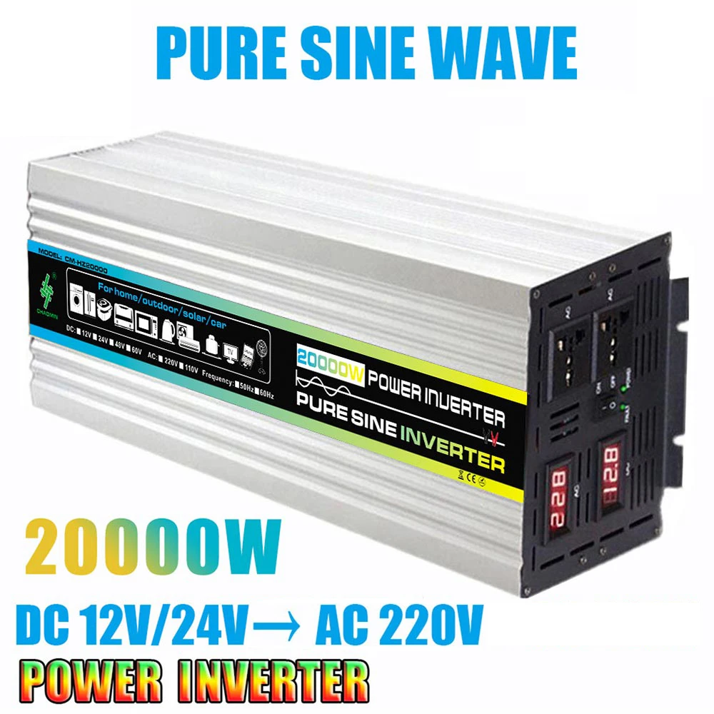 10000w20000w Pure Sine Wave Power Inverter Car Solar Inverter Voltage