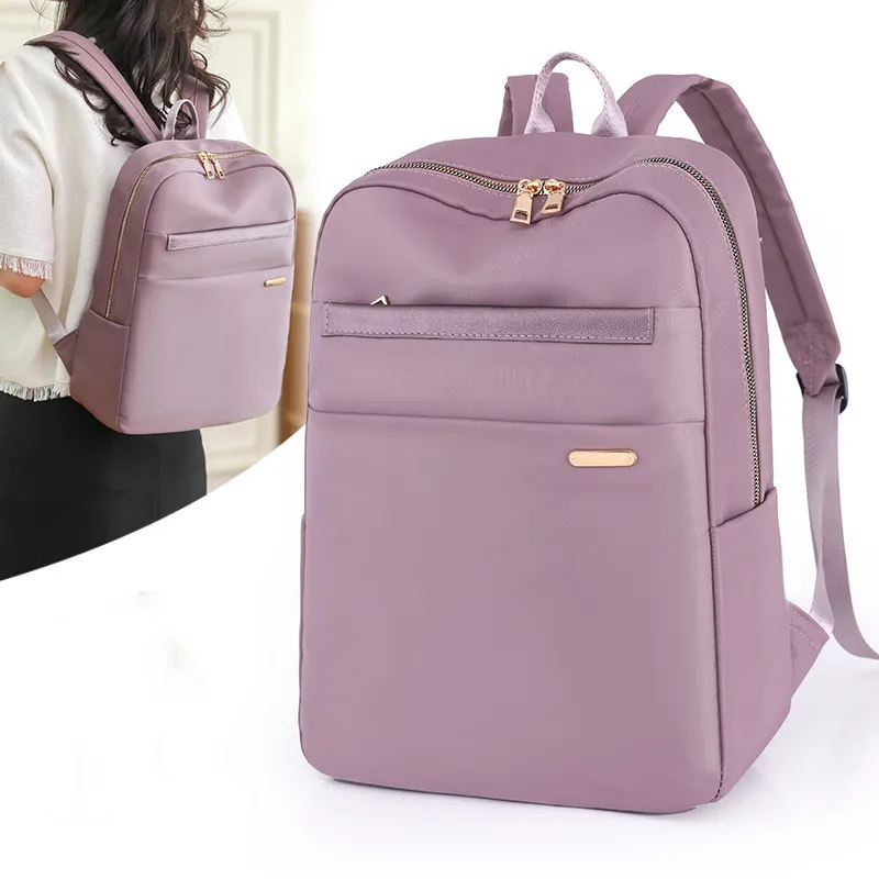 Vento Marea Travel Backpack For Women 2023 New Beige Sports Rucksack Waterproof Shoulder Bag A4 Paper Preppy Style Girls Purse