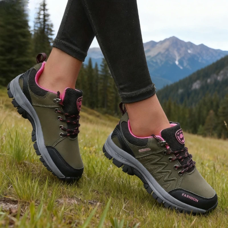 Outdoor Hiking Women's Shoes Anti Slip Breathable Walking Shoes Minimalist Comfortable Sports Training Casual Hiking Women Shoes