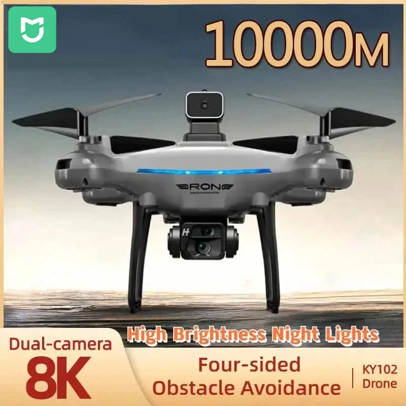 샤오미 미지아 KY102 드론 8K 전문 듀얼 카메라 항공 사진 360, 장애물 회피 광학 흐름 4 축 RC 항공기 