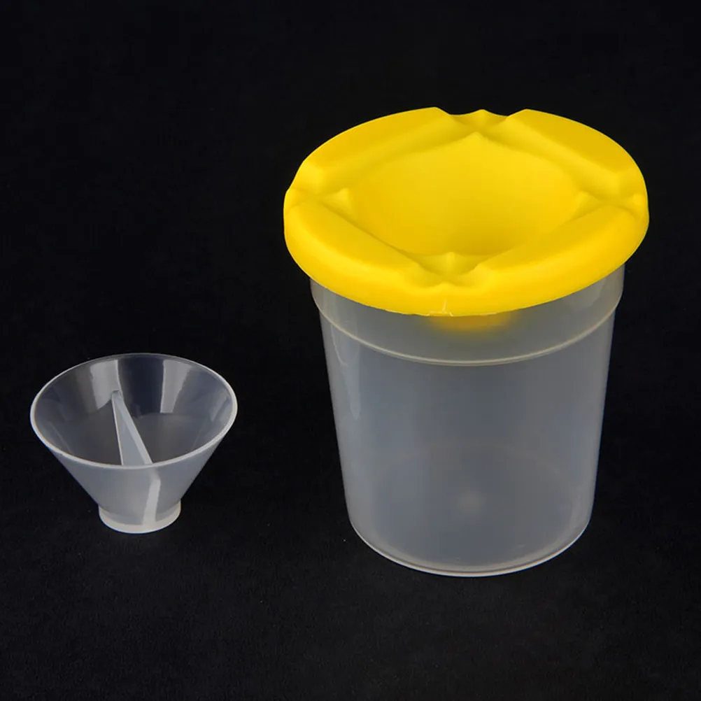 19개 어린이용 미술 세트에는 투명한 세척컵 5개, 불규칙한 모양의 붓 8개가 포함되어 있습니다 - 수채화용 무료 페인팅 키트