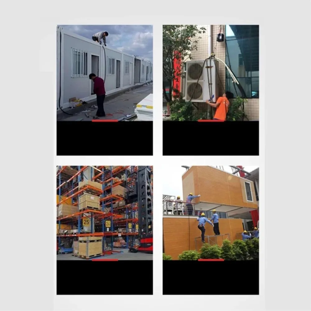 500KG Electric hoist Portable electric hand winch traction block electric steel wire rope lifting hoist towing rope 220V/110V