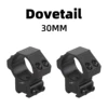Vector Optics 30mm Dovetail Scope Rings Series For 11mm 3/8" Dovetail Rail Anti- Full Metal 1