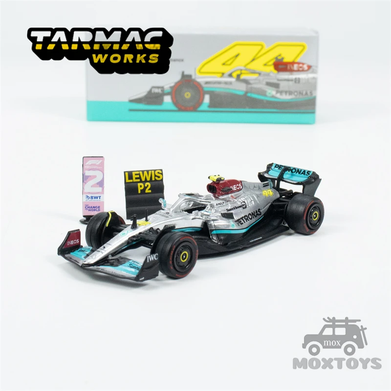 Tarmac Works 1:64 F1 W13 E Performance Sao Paulo Grand Prix 2022 Diecast Model Car