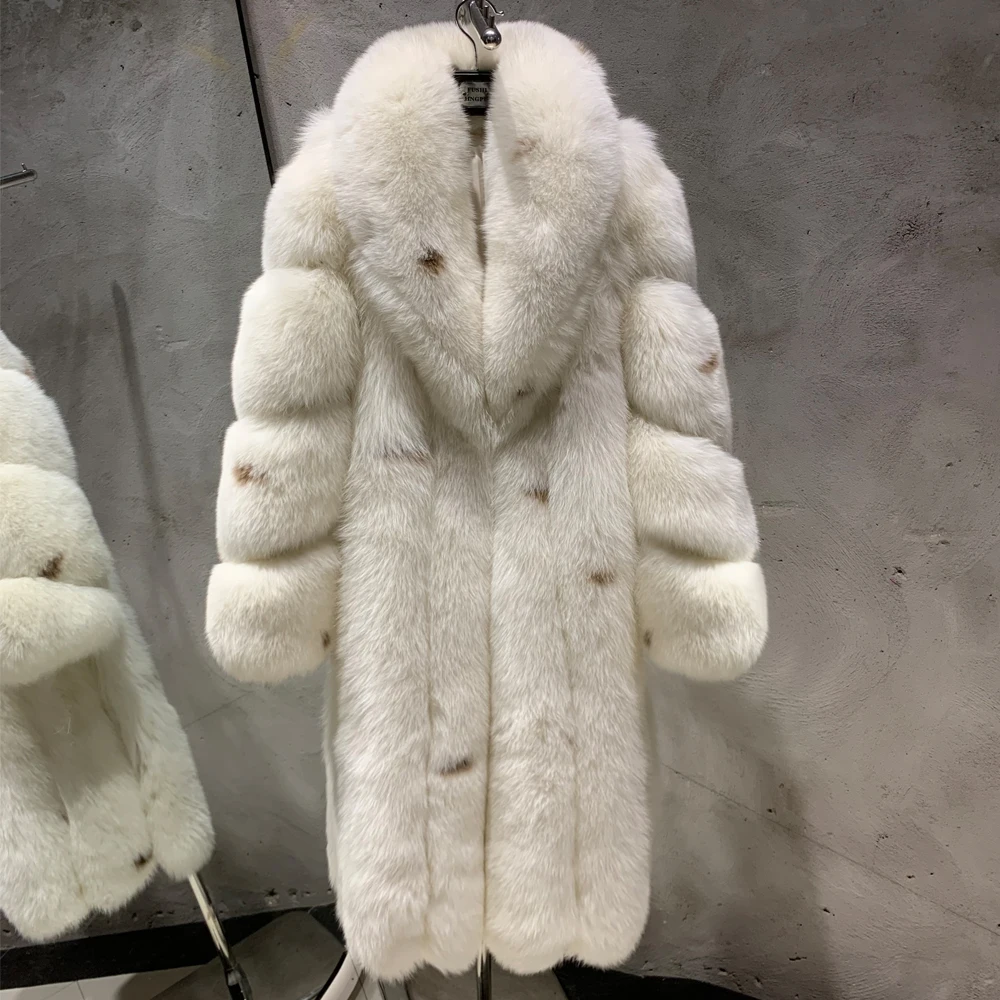 Fur Coat Max Mara Mantel Pelz Pelzmantel Mantel Weiss Fell Winter