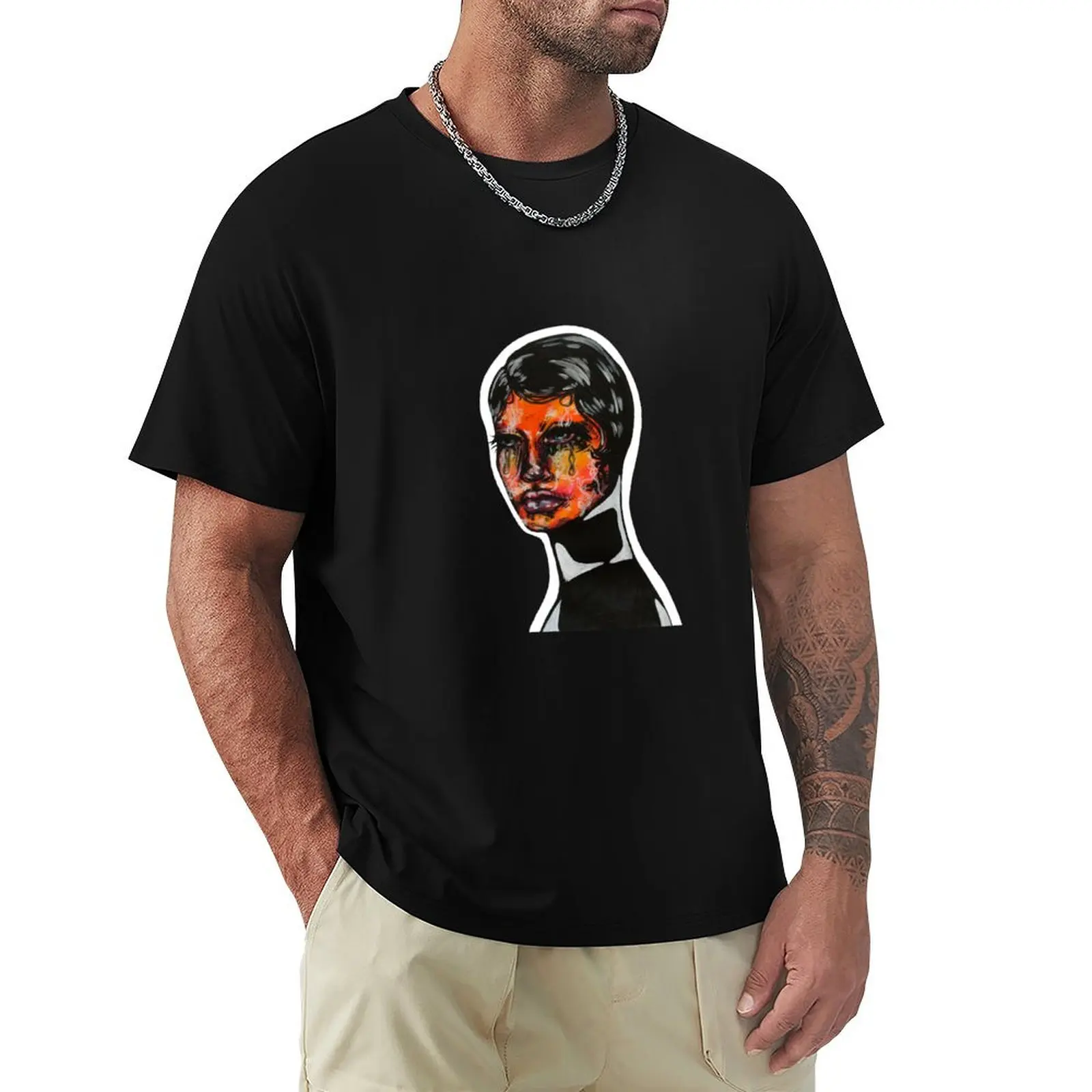 

Disco Skin T-shirt cute tops graphics oversized mens graphic t-shirts anime