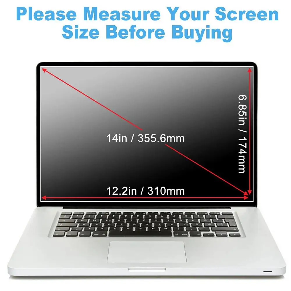 Privacy Screen Protector For Laptop 14 15.6 Notebook PC Computer thumbnail 5