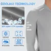 DAREVIE Cycling Jersey Long Sleeve Men Women Cool Technology Man Cycling Maillot Soft Breathable Quick Dry SPF 50 Small Size 5