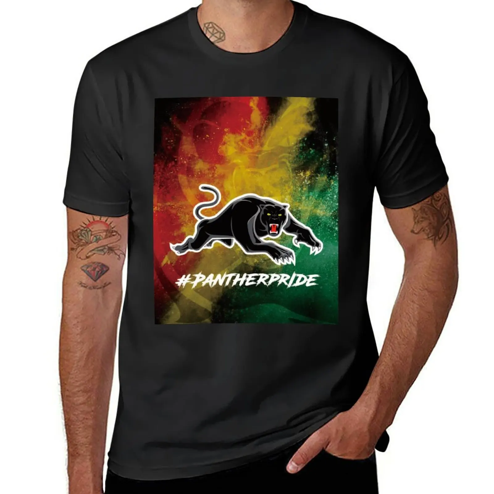 

New penrith-panthers merch T-Shirt vintage t shirt custom t shirts design your own blank t shirts Short t-shirt mens clothes
