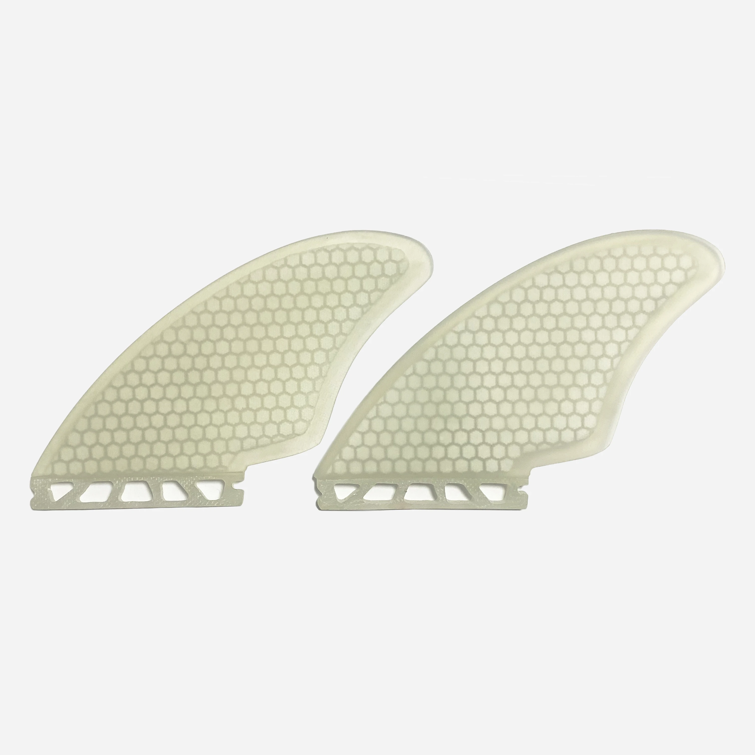 RISECE FCS 2 Surfboard Keel Twin Fins Honeycomb Single Tab Keel Fin Performance Glass Fiber Surfboard Twin Fins 2PCS/SET