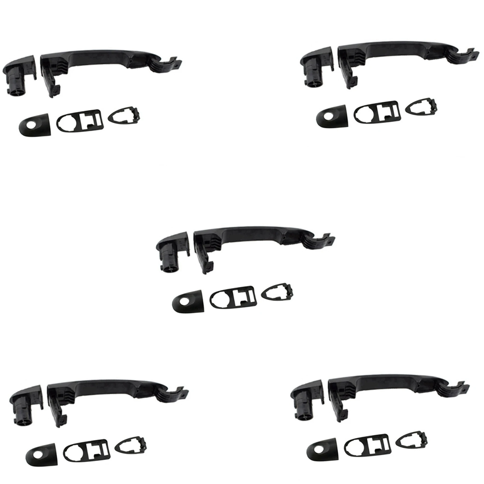 

5X Front Rear Left Right Exterior Door Handle T for Renault Kangoo Express 2008-2017 7701478188