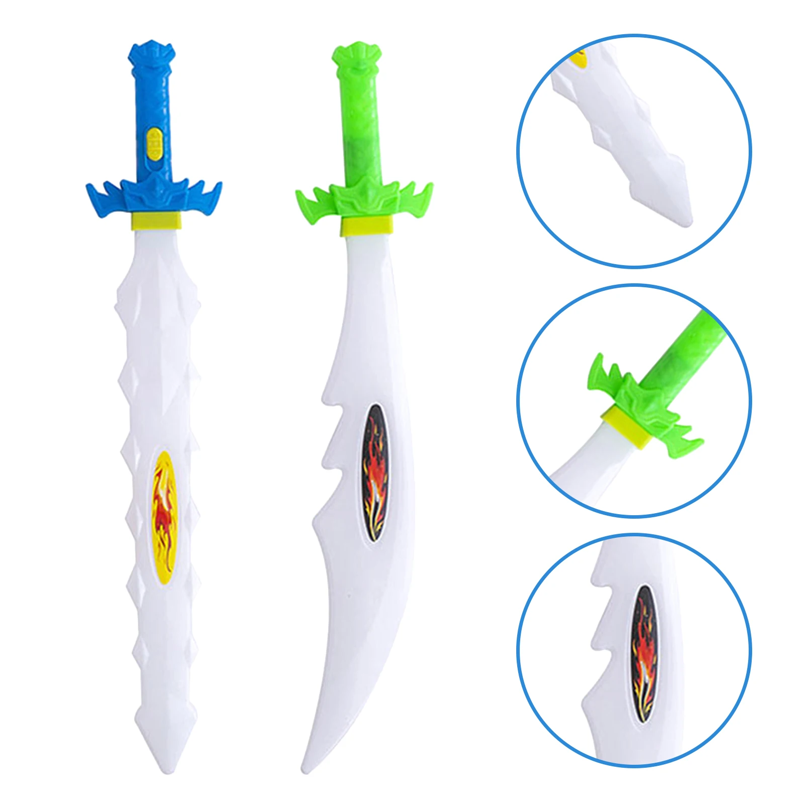 cosplay sword cosplay prop cosplay toy 12Pcs Lightweight Plastic Glowing Sword Toys Light Up Swords for Kids' Pretend Play Ideal for Children & Party Game Enthusiasts