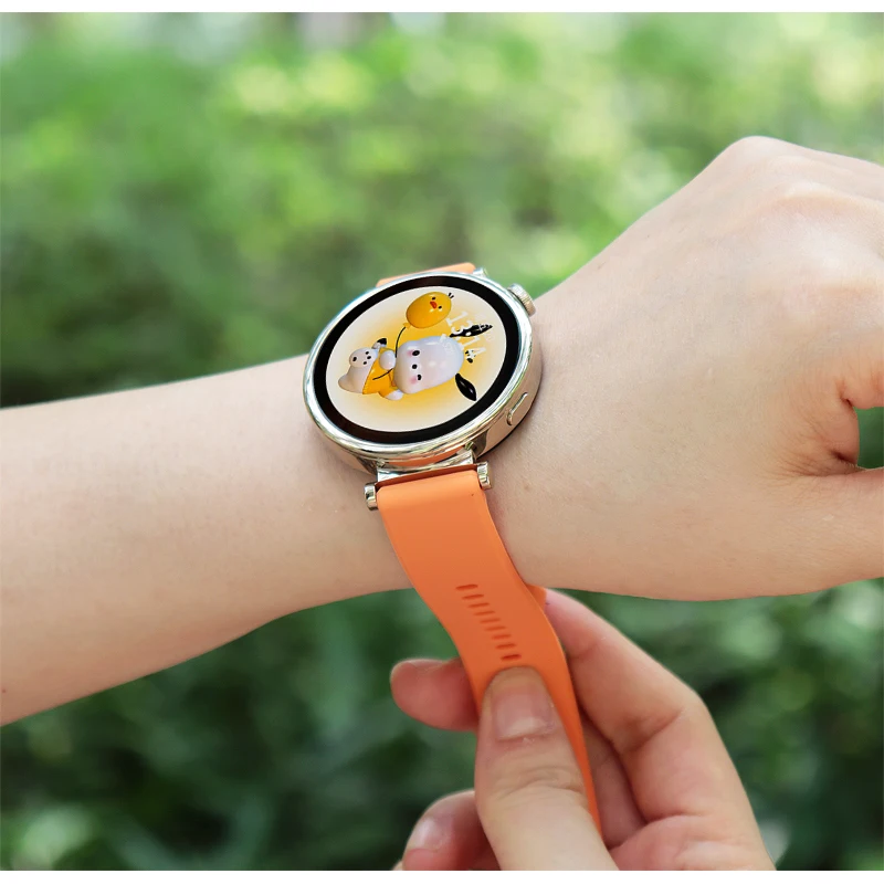 Silicone Watch Strap - Adjustable 18mm/20mm/22mm Watchband Bracelet