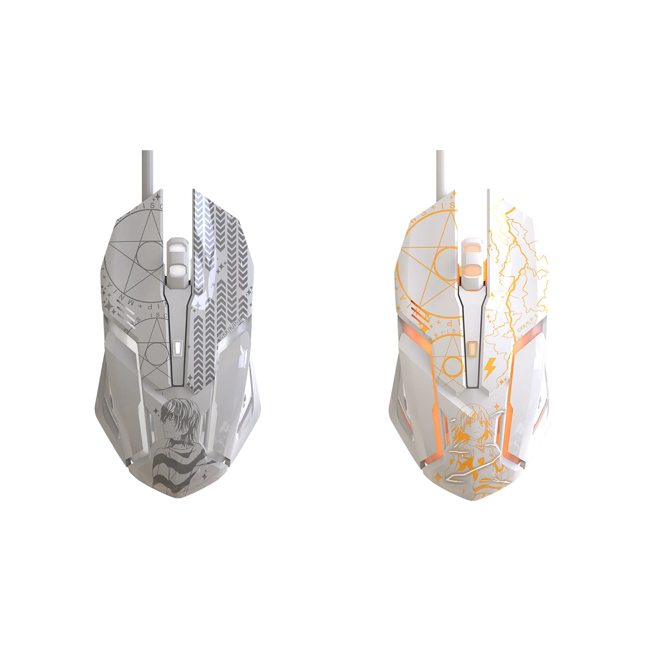 Anime Circundante Wired Gaming Mouse Misaka Mikoto Acelerador Kamijou Touma - Imagem 4