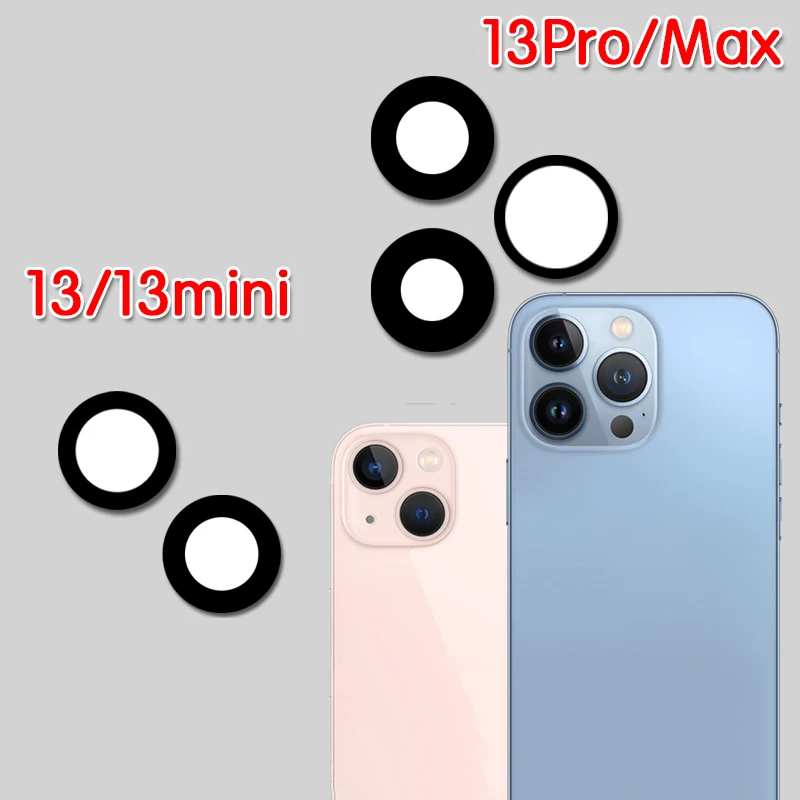 Vetro Fotocamera Posteriore Per IPhone XR - Ricambio Con Adesivo, Nero, Nuovo