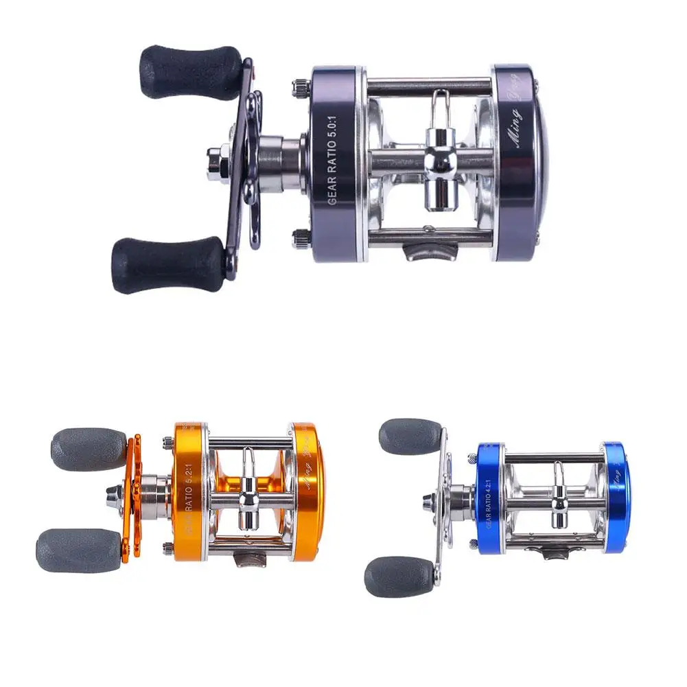 

1cp Fishing Reel Metal Drum Wheel Lei-Qiang Wheel Sea Fishing Reel Drum Type Large Line Capacity For Thunderstorms Fishing Boat