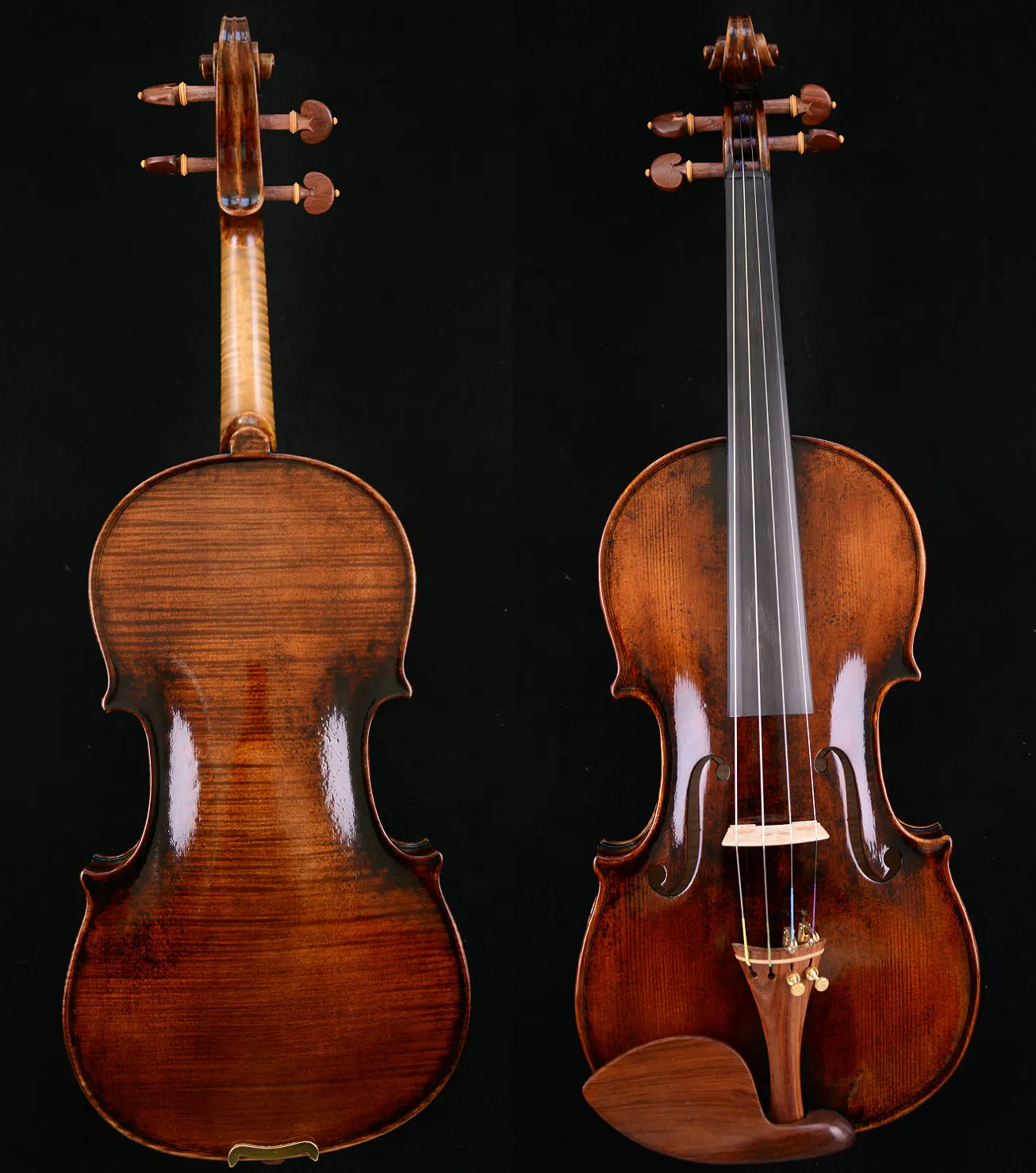 Actual Photo Outstanding Sounding Violin Stradivari Violin Master Wang's Own Work No. W70