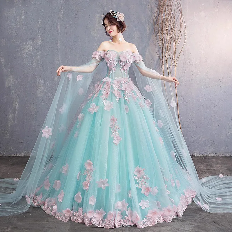 Quinceanera Ball Gown Prom Dress for Plus Size Girl Customized
