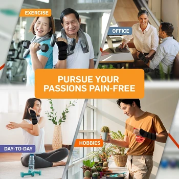 Supportive and Adjustable Black Wrist Brace for Maximum Pain Relief - Comfortable Brace for Carpal Tunnel, Tendonitis, and Arthr 4