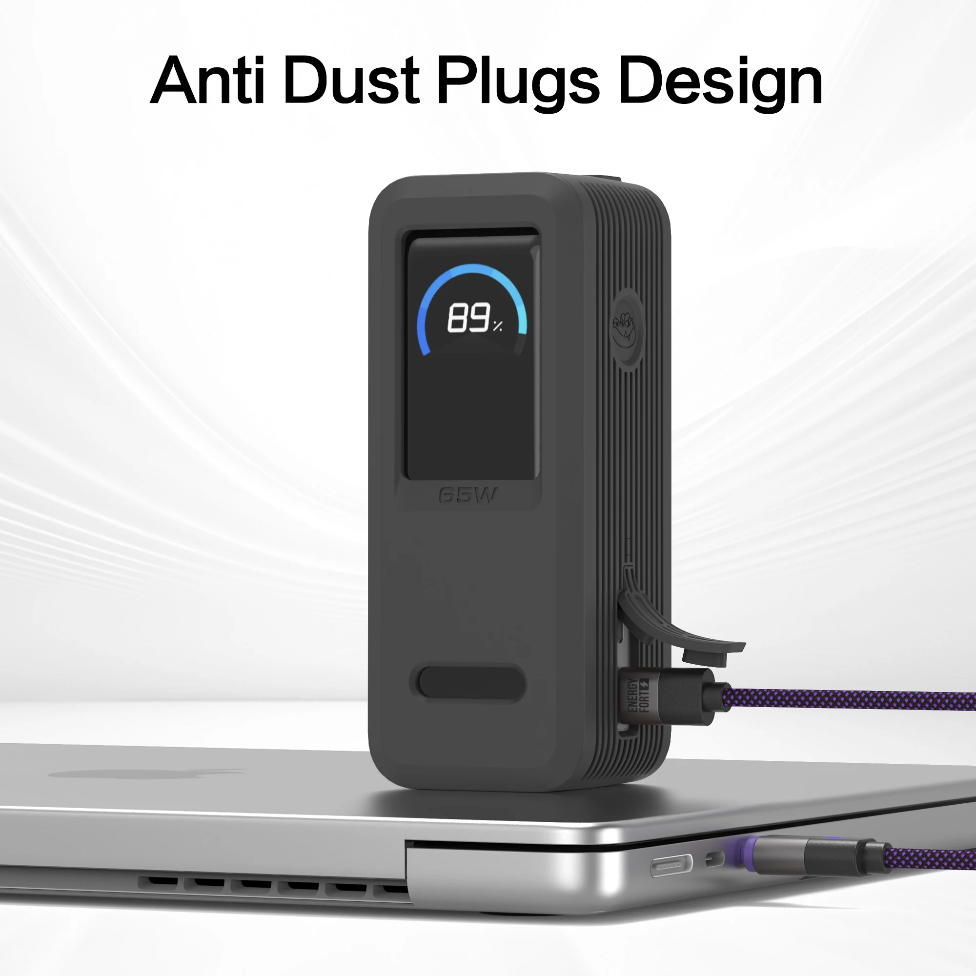 Silicone Protective Cover Silicone Case Travel Case Shockproof Anti-drop Shell for Anker Prime 9600mAh 65W Power Bank