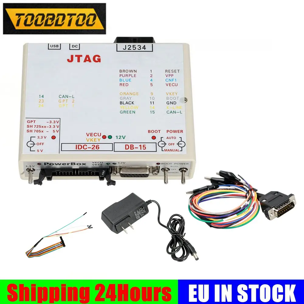 !! Spedizione Gratuita Jtag Power Box Adattatore Flsah Utilizzare Per Programmatore Ecu Flash Power Box 3 Interruttori Per L'Utilizzo In Diverse Modal
