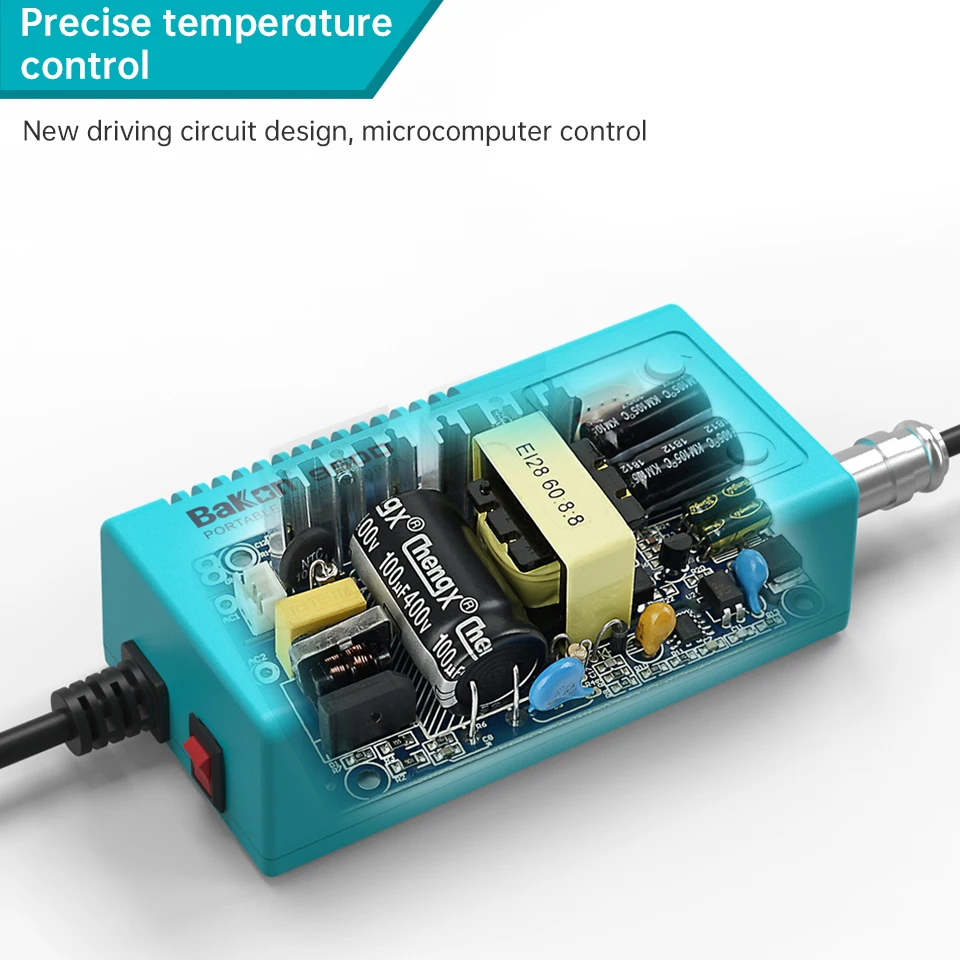 Bakon Portable Soldereing Station T12 C210 Digital Solder Welding Station IDY Mobile Phone Repair Tools Kits BK950C BK950D soldering tool soldering station welding tool