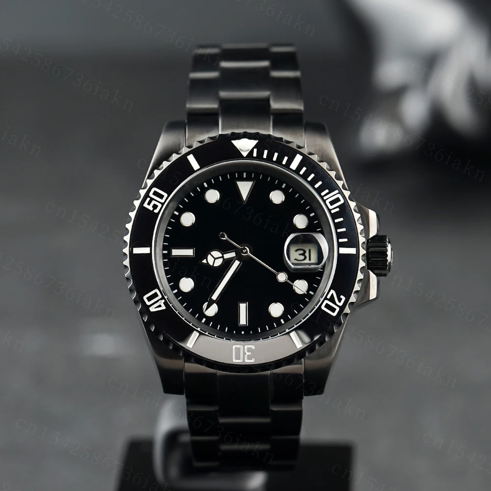 2022 Fashion New 40mm Men's Leisure Sports Sapphire Mirror Stainless Steel Material Waterproof Automatic Mechanical Watch