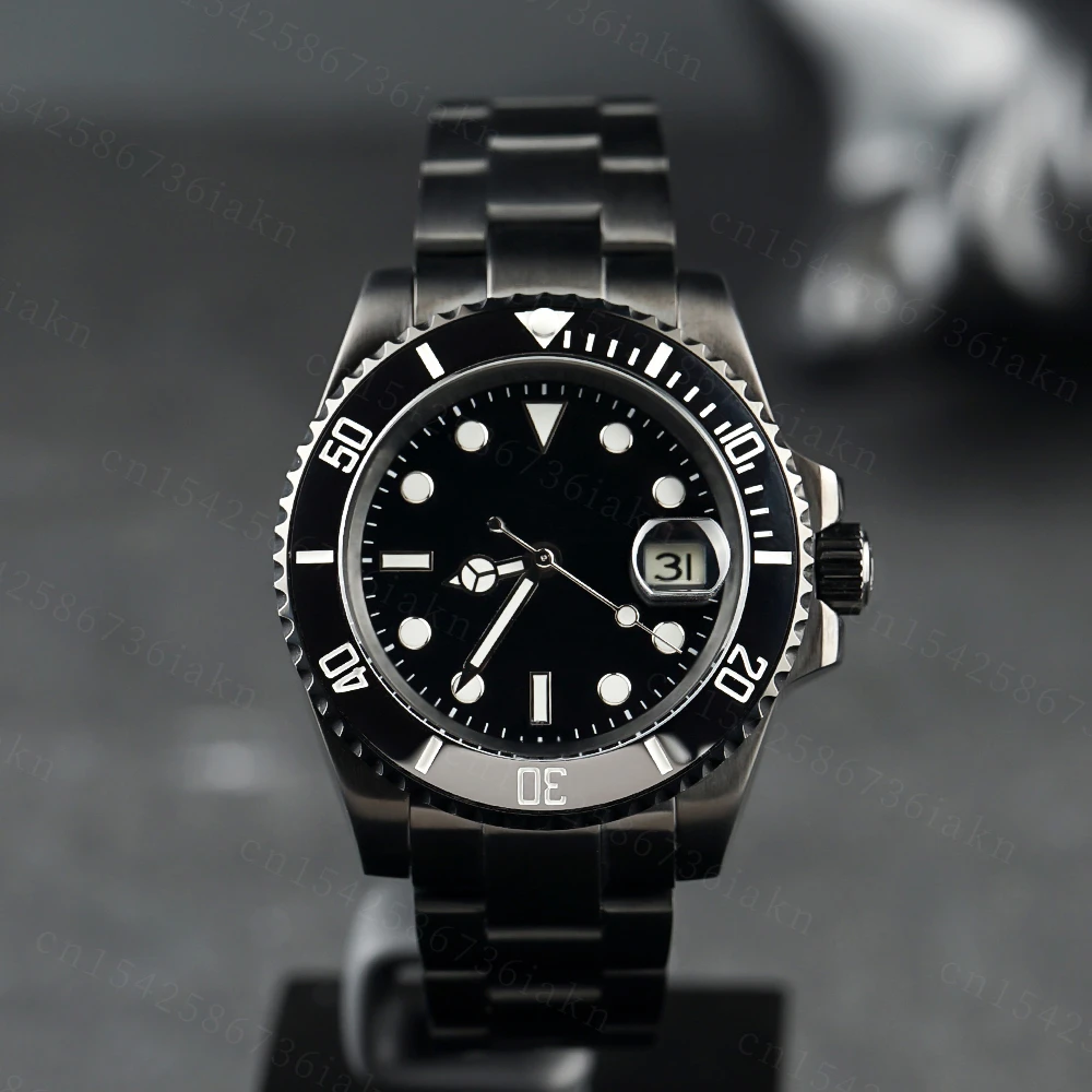 2022 Fashion New 40mm Men's Leisure Sports Sapphire Mirror Stainless Steel Material Waterproof Automatic Mechanical Watch