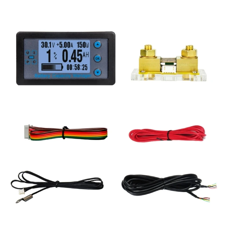 

Тестер емкости аккумулятора, детекторы, измеритель напряжения и тока, автомобильный кулонометр 85AC