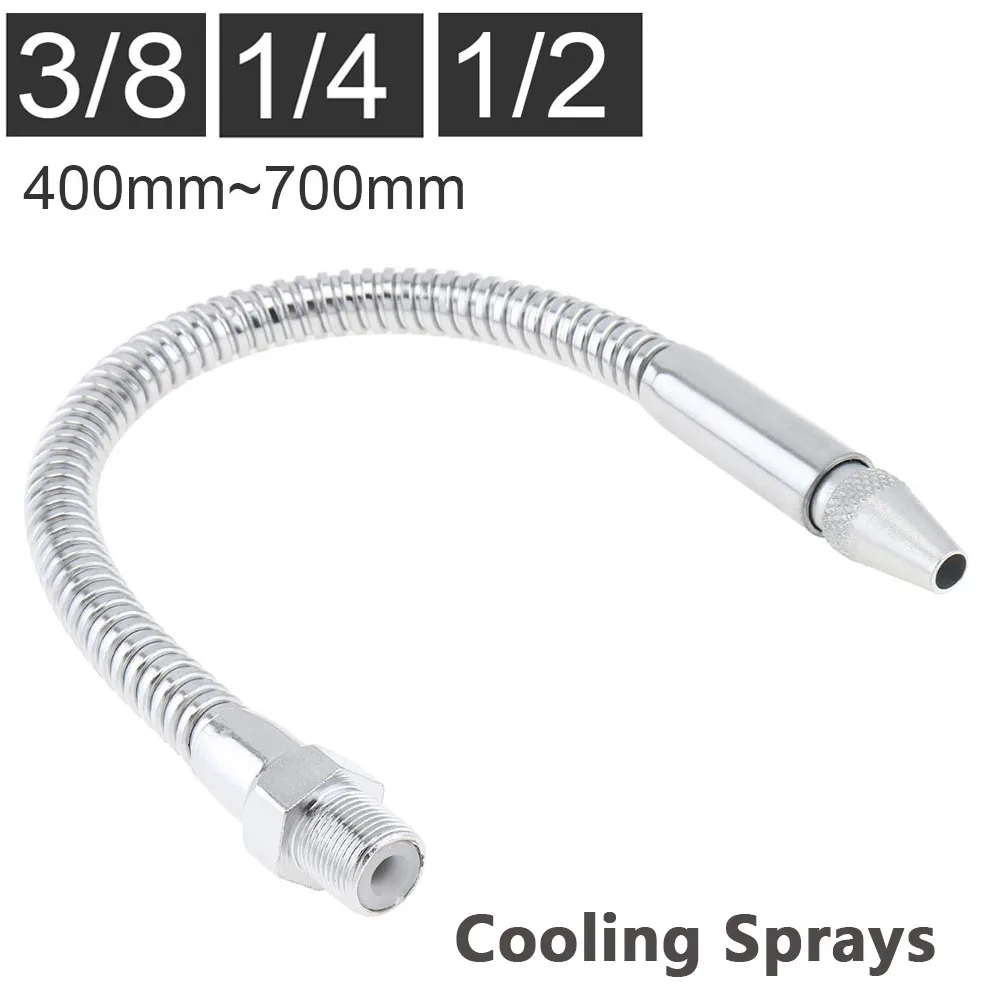 Tubo Flexível de Óleo de Água Metálico Bocal Redondo para Máquina Cnc Ferramenta de Fresagem 400700 mm