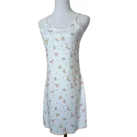Sexy nightgown sweet floral suspender sleepwear comfortable lace dress for women fashionable home suit set new hot selling - Image 5