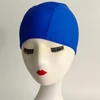 Solid Colors Nylon Lycra Fabric Bathing Cap Summer Swimming Pool Spa Beach Play Unisex Swimming Cap for Female and Male 3