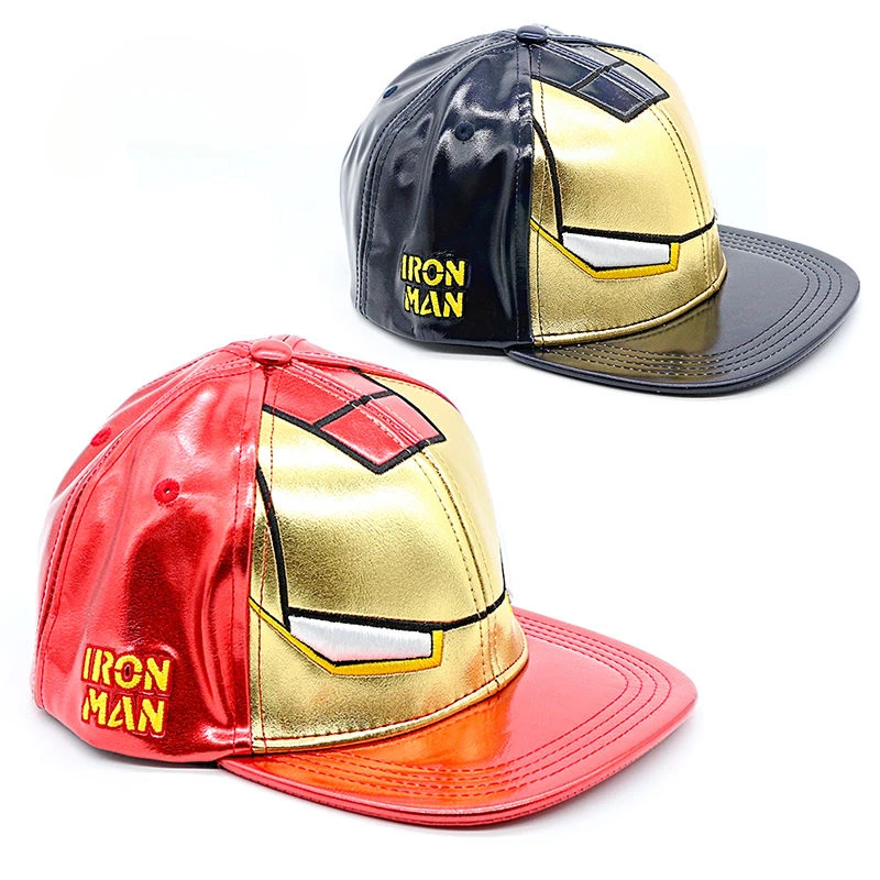 

Новинка бейсболка Марвел Железный человек анимация периферийный Мультфильм Детская кепка солнцезащитный козырек креативная дышащая Кепка праздничный подарок