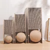 New Cat scratching board with vertical ball detachable scratching cat toy claw resistant to scrapping pet furniture 2