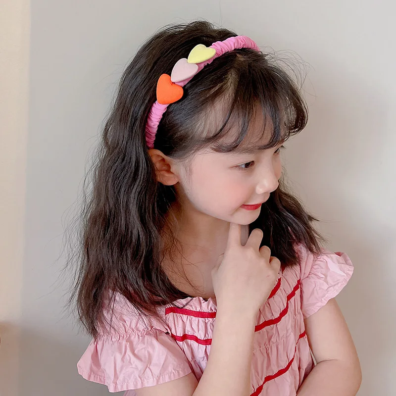 

Flower Heart Sponge Hairbands Children Outdoor Sweet Hair Decorate Headband Hair Hoop Kids Fashion Hair Accessories