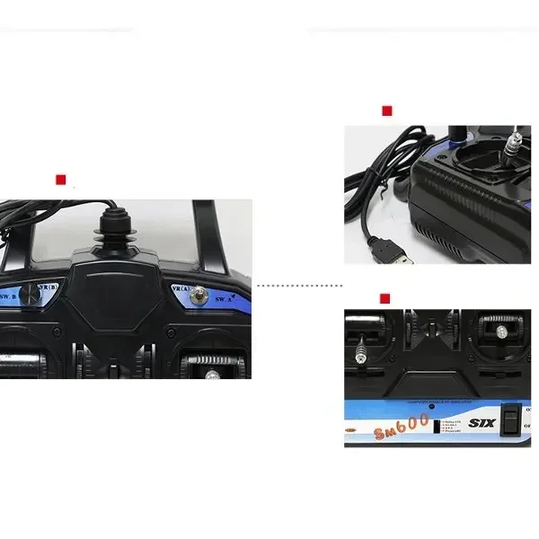 Flysky FS-SM600 Simulateur RC 6CH USB - Mode 1 ou 2