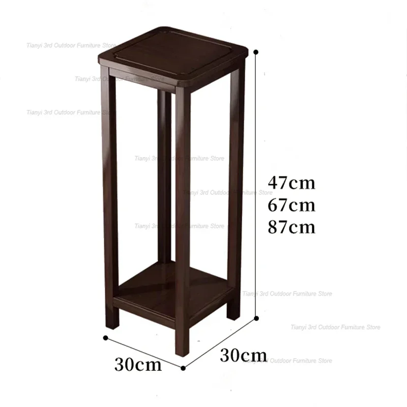 Wood Flower Shelf Plant Shelves Living Room Pots Indoor Multilayer Plant Shelves Outdoor Garden Furniture Porte-plantes FYPS