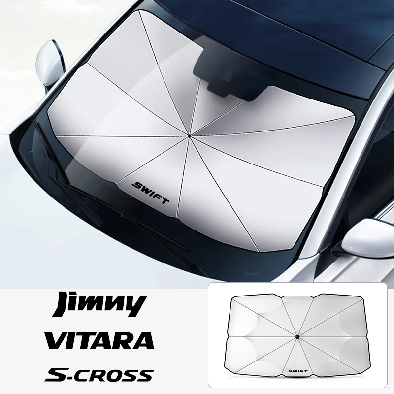 

Car Sunshade Umbrella-style Front Glass Sunshade For Suzuki Jimny Swift Grand Vitara Ignis Alto Baleno SX4 Samurai S-Cross